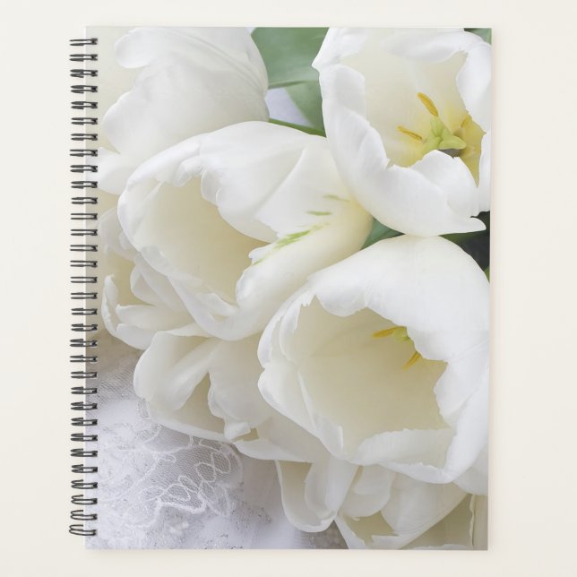 Agenda Tulipanes blancos (Anverso)