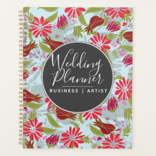 Agenda Tulipanes Florales Rojo Romántico Jardín de Rosas