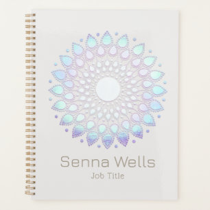 Agenda Turquoise Lotus Flower Mandala