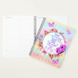Agenda "Tus alas ya existen..."Planificador de mariposa
