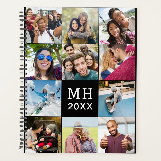 Agenda TUS FOTOS Y personalizado DE TEXTO (Anverso)