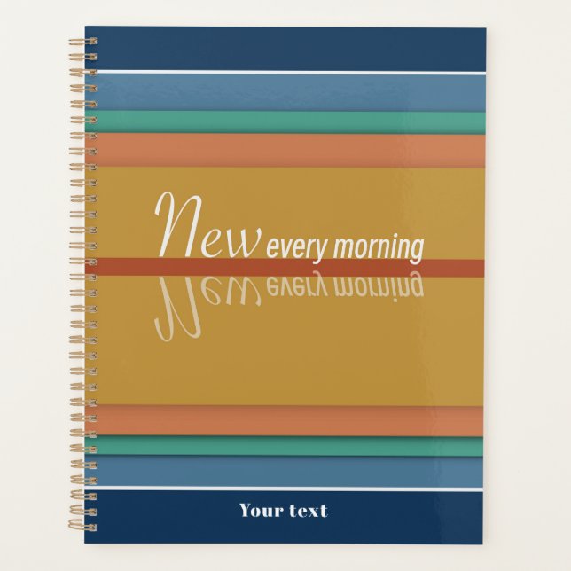 Agenda Tus Misericordias Son Nuevos Cada Mañana (Anverso)