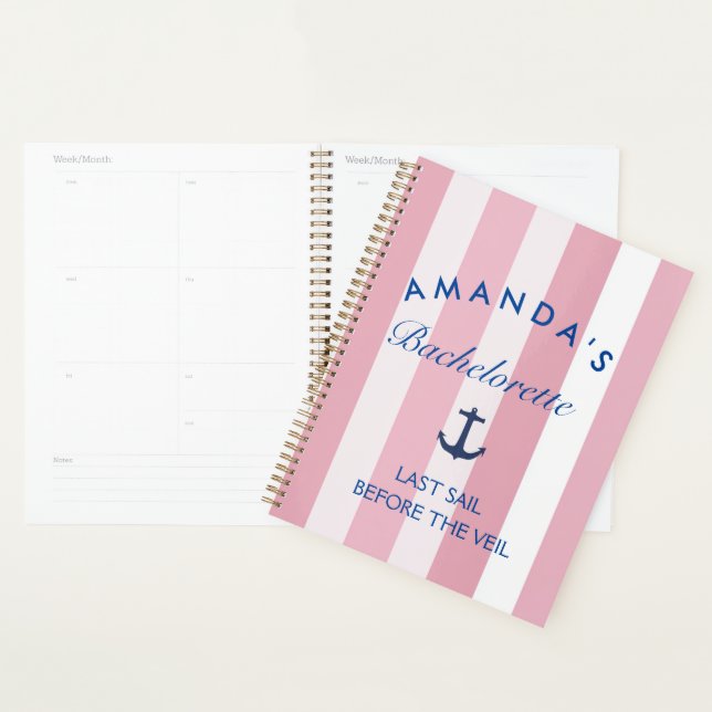 Agenda Último viaje en barco antes del velo | Planificado (Demostración)