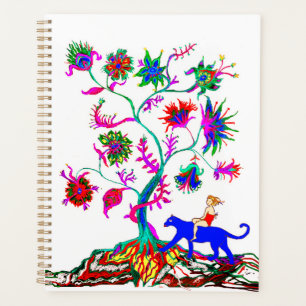 Agenda Un árbol de la vida y un chica