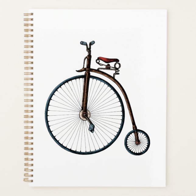 Agenda Un colorido Penny Farthing Planner (Anverso)
