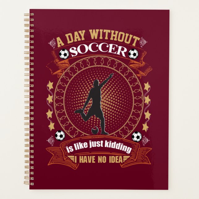 Agenda Un Día Sin Fútbol Es Como Un Crimen No Tengo Ida (Anverso)