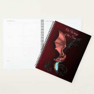 Agenda Un dragón rojo