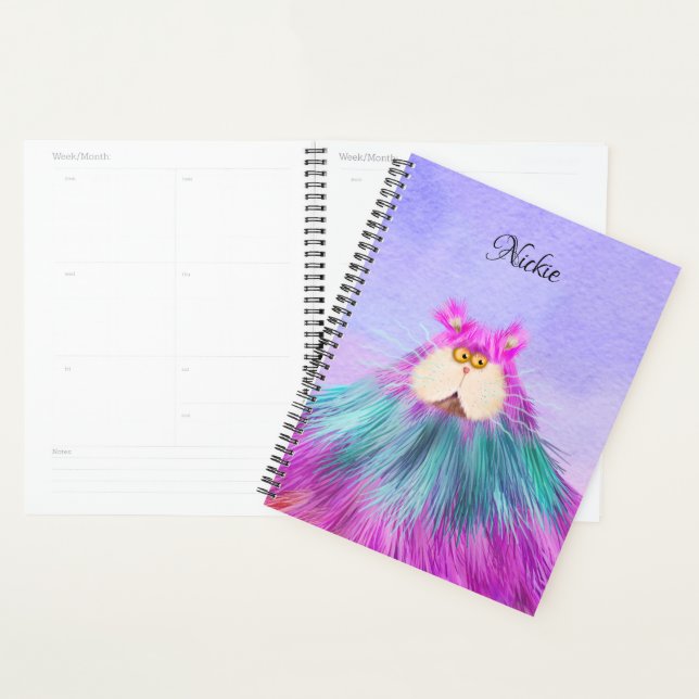 Agenda Un gato colorido y loco (Demostración)