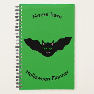 Agenda Un gato de vampiro frente a un avión de Personaliz