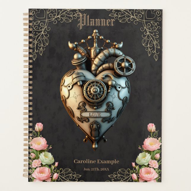 Agenda Un impresionante corazón de vapor (Anverso)