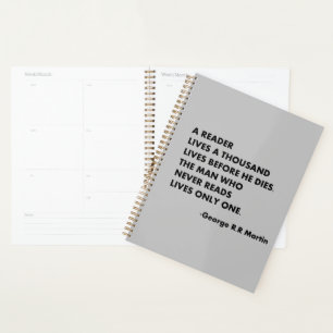 Agenda Un lector vive mil vidas antes de morir,