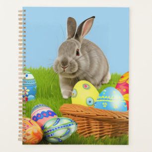 Agenda Un lindo conejo de Pascua para un ánimo positivo
