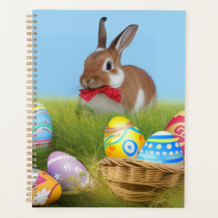 Agenda Un lindo conejo de Pascua para un ánimo positivo