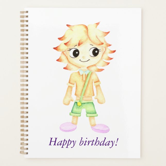 Agenda Un niño pequeño y gracioso (Anverso)