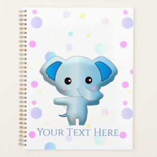 Agenda Un pequeño elefante azul