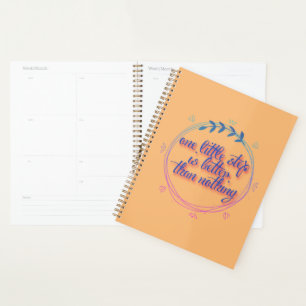 Agenda un pequeño paso mejor que nada