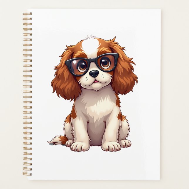 Agenda Un perro lindo King Charles Spaniel COPIA (Anverso)
