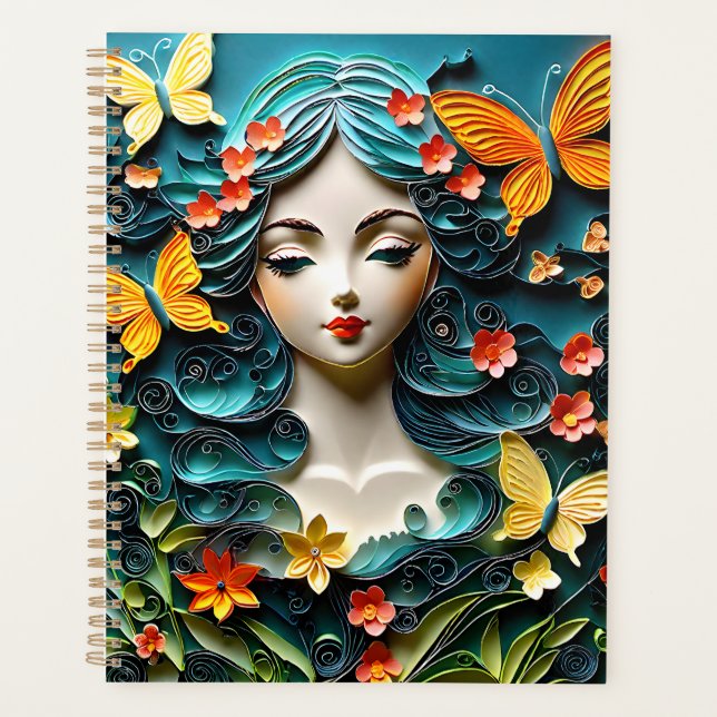 Agenda Un retrato de hada podría mostrar una escena con e (Anverso)