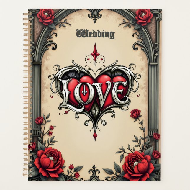 Agenda Un romance gótico. Un estilo gótico ornamentado (Anverso)