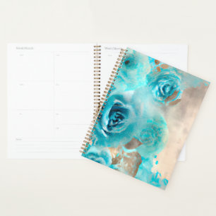 Agenda Un Shabby azul Chic Ephemera Design Series 7