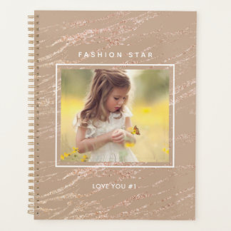 Agenda Un único efecto fotográfico Personalizado Monogram