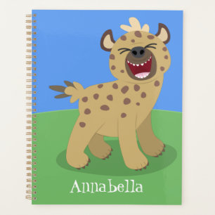 Agenda Una chiflada hiena riéndose del ilustracion person