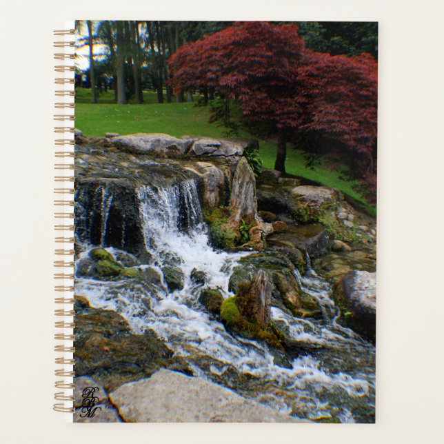 Agenda Una pequeña cascada (Anverso)