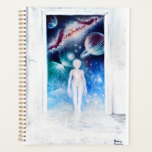 Agenda Una puerta abierta al universo (Anverso)