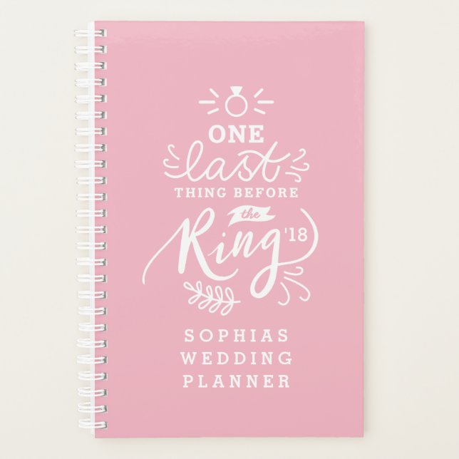 AGENDA UNA ÚLTIMA COSA ANTES DEL ANILLO (Anverso)