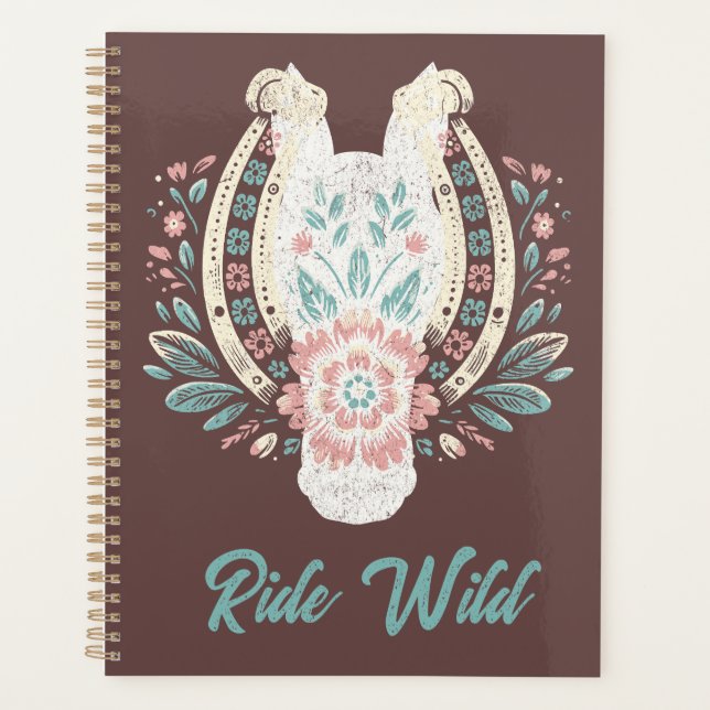 Agenda Único Boho Ecuestre (Anverso)