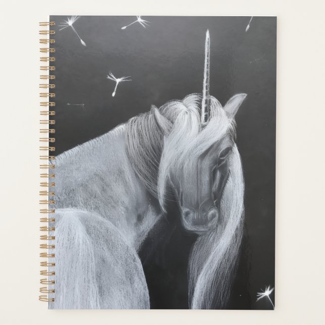 Agenda Unicorn and Dandelion planner (Anverso)