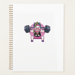 Agenda Unicorn Levantamiento de Pesas Sentadillas Fitness