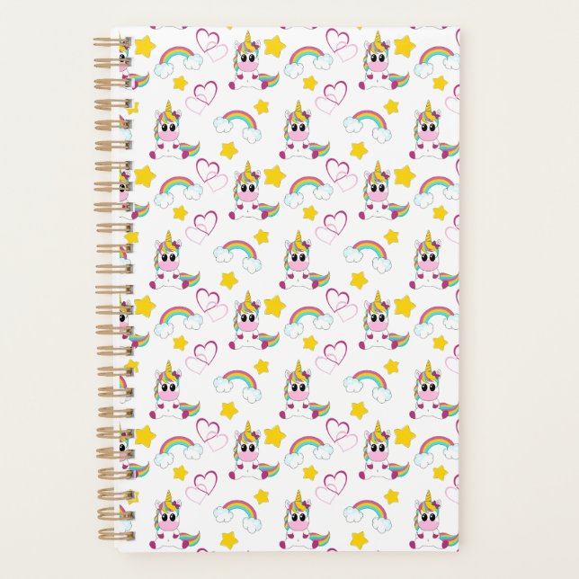 Agenda Unicorn pattern (Anverso)
