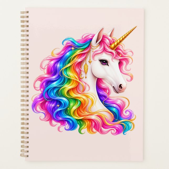 Agenda Unicornio Arcoíris (Anverso)