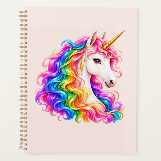 Agenda Unicornio Arcoíris (Anverso)