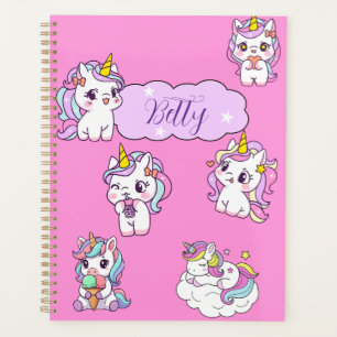Agenda Unicornio Lindo Personalizado