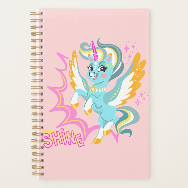 Agenda Unicornio lindo y poderoso (Anverso)