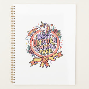 Agenda Unicornio Mejor Mamá Unicornio Jamás Caprichoso Za