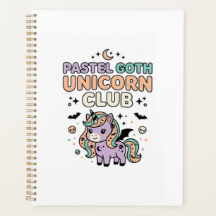Agenda Unicornio Pastel Gótic Unicornio Club Gráfica de M