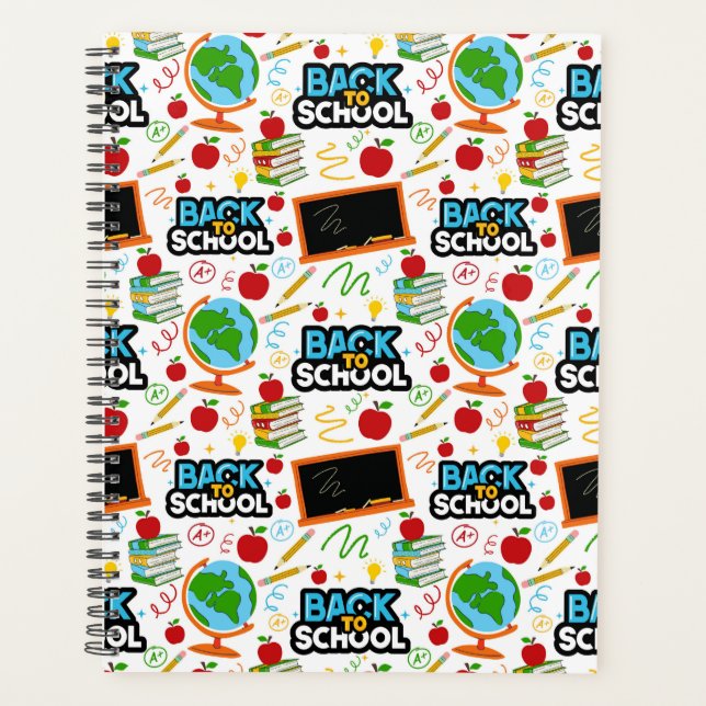 Agenda Unique Back to School Planner Journal (Anverso)