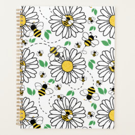 Agenda Unique Bees & Daisies Spring Planner Journal