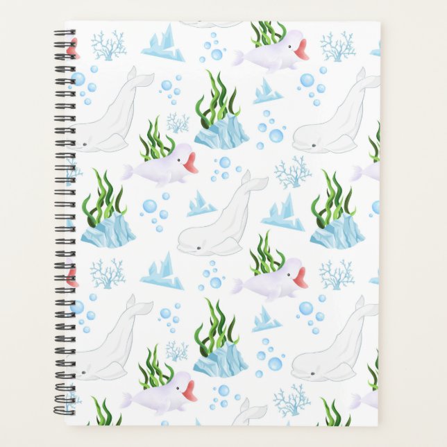 Agenda Unique Beluga Whale Planner Journal (Anverso)