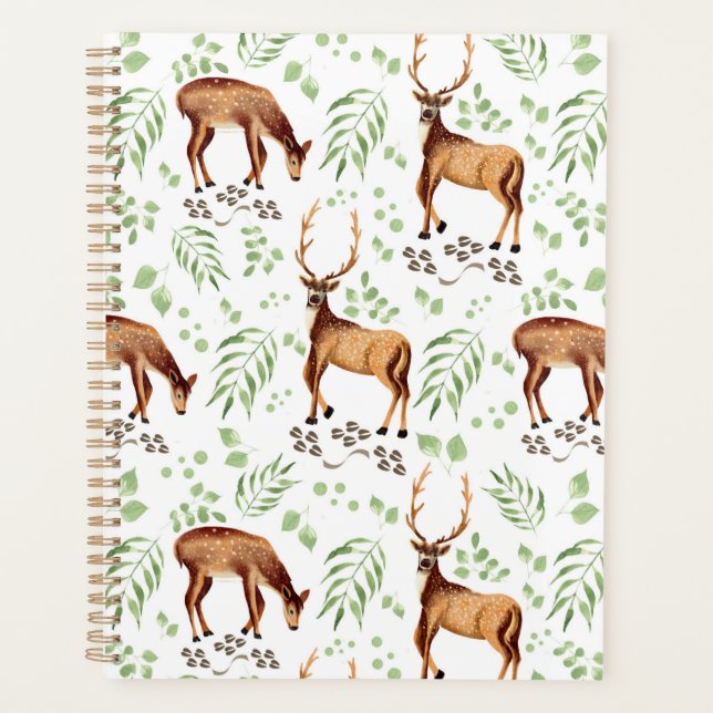 Agenda Unique Deer Planner Journal (Anverso)