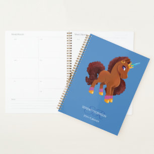 Agenda Unique el Unicornio de Pie con Orgullo