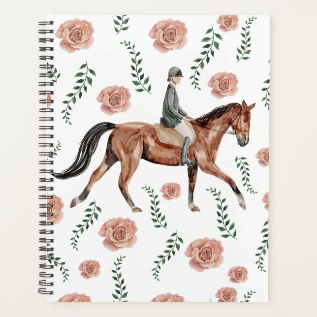 Agenda Unique Equestrian Planner Journal (Anverso)