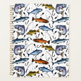 Agenda Unique Fishing Planner Journal