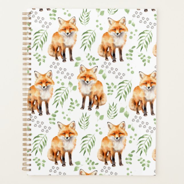 Agenda Unique Fox Planner Journal (Anverso)