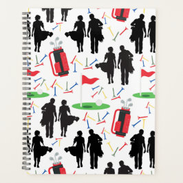 Agenda Unique Golf Couple Planner Journal