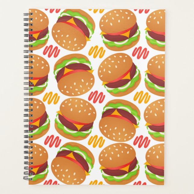 Agenda Unique Hamburgers Planner Journal (Anverso)