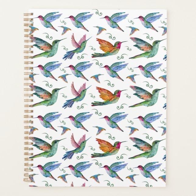 Agenda Unique Hummingbird Planner Journal (Anverso)